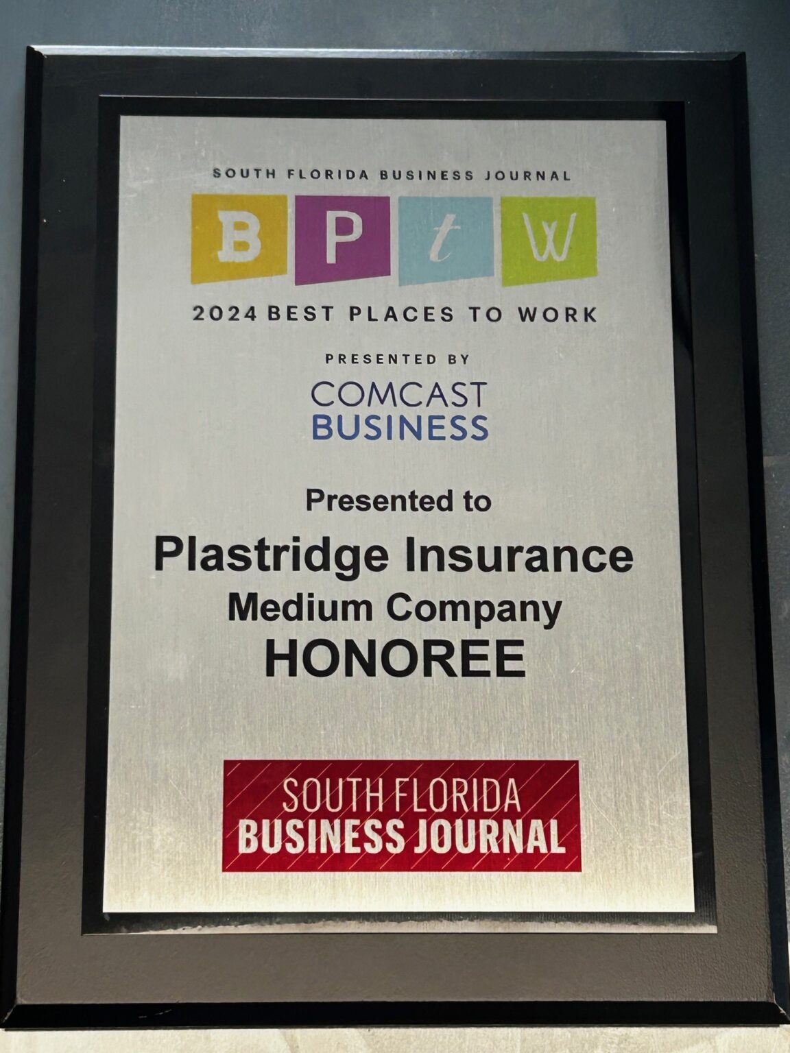 Plastridge Insurance recognized as a 2024 Best Places to Work ...